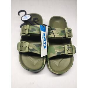 NEW OT Revolution Youth Size M (13/1) Camouflage Shoes Open Toe Slip-on Slides